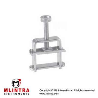 Hoffmann Tubing Clamp Stainless Steel, Width 20 mm